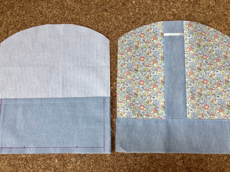 リバティプリントでハンドメイド