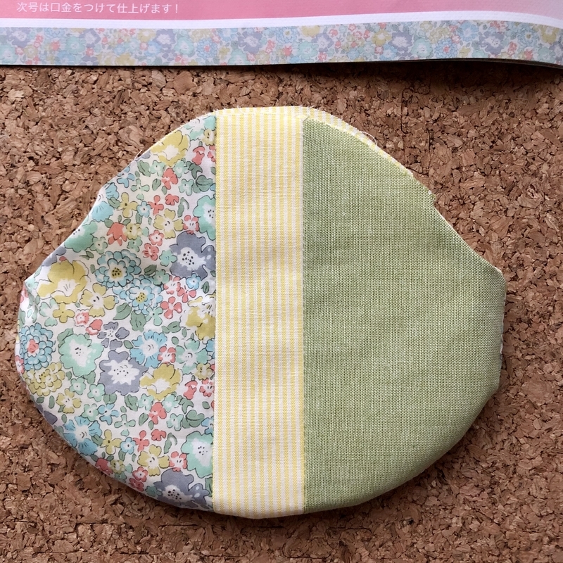 リバティプリントでハンドメイド　がま口