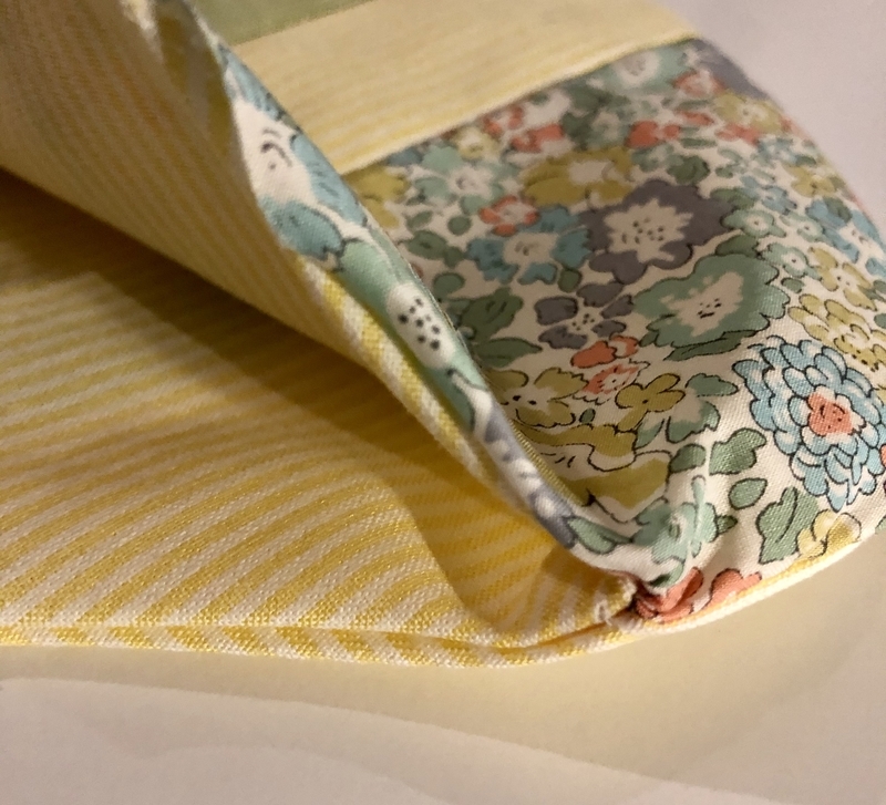 リバティプリントでハンドメイド