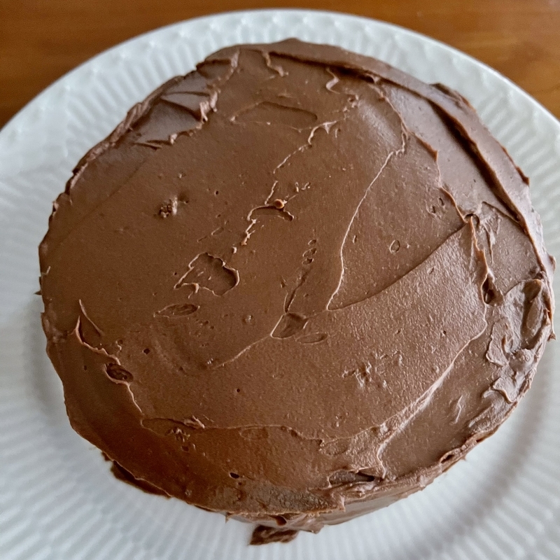 りぴりぴ生チョコレートケーキ