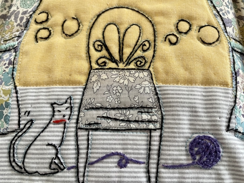 リバティプリントでハンドメイド デアゴスティーニ