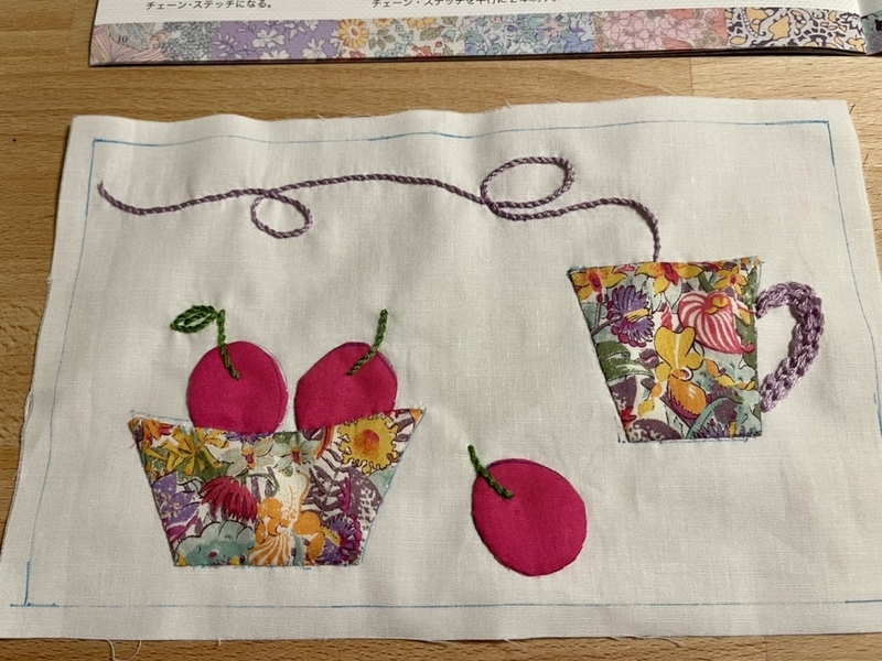 リバティプリントでハンドメイド　マルチカバー