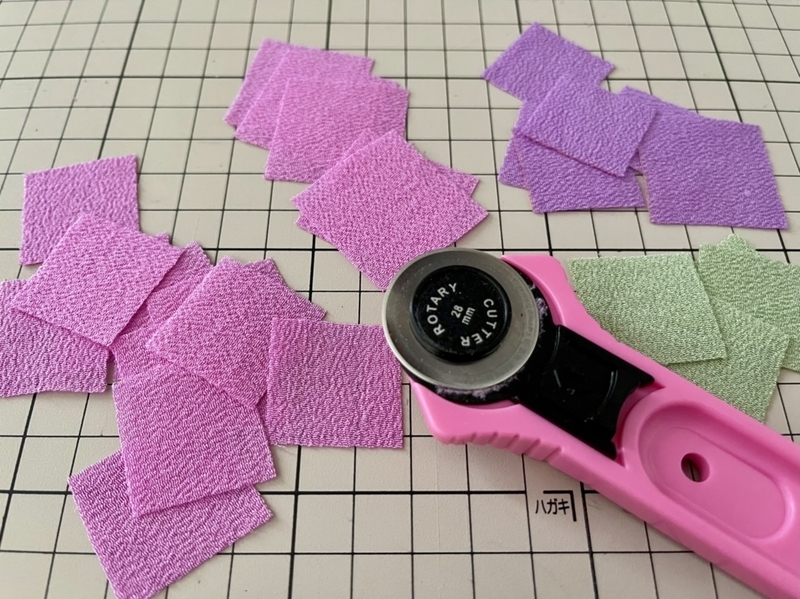 つまみ細工　布