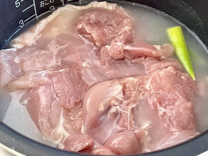 カオマンガイ 炊飯器