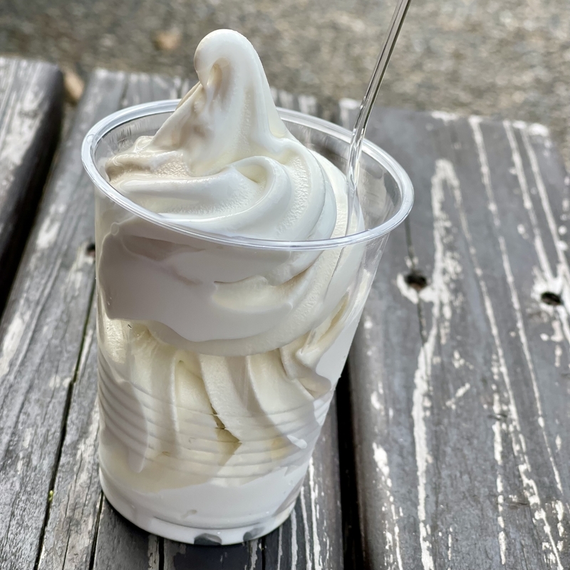 道の駅 平成 関牛乳ソフトクリーム