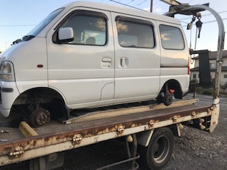 富岡市の不動車の廃車引き取り