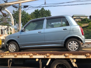 清瀬市のレッカー車での廃車引き取り