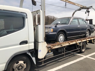 蓮田市のレッカー車での廃車引き取り