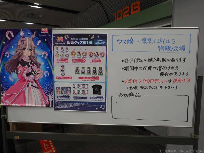 TOKYO MEGA ILLUMI ウマ娘コラボ に行ってきた - もつの雑記帳-日常