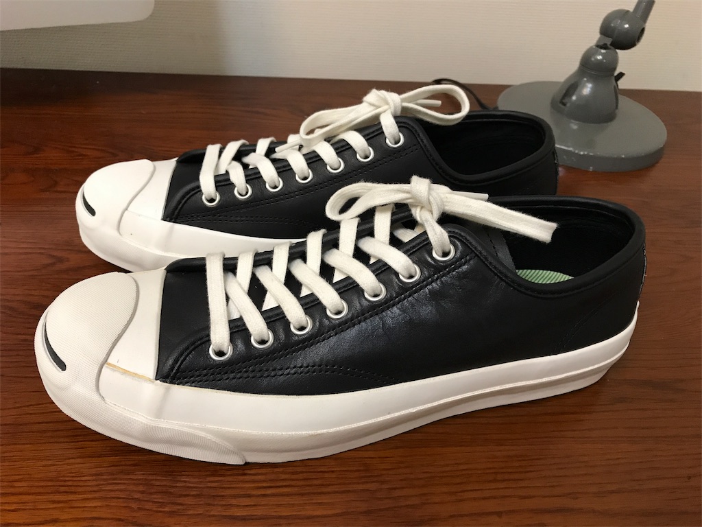 中古】名品 CONVERSE Addict JACK PURCELL LEATHER 1ck455 26.5cm US8