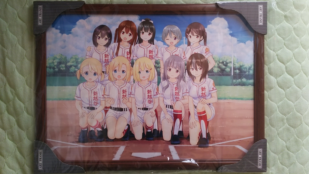 球詠 複製原画　きらら きらら展】『球詠』複製原画&『S線上のテナ』アクリルアートプレート