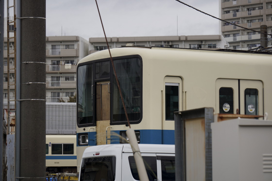 小田急8000形8059F 10.9号車 解体線の様子 - f_syo