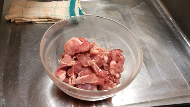 レンジポークチャップ肉