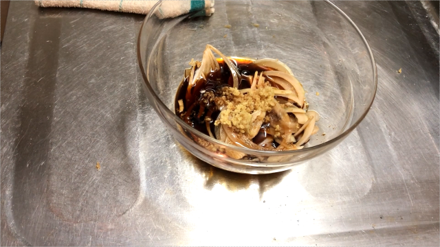 生姜焼き電子レンジ玉ねぎ