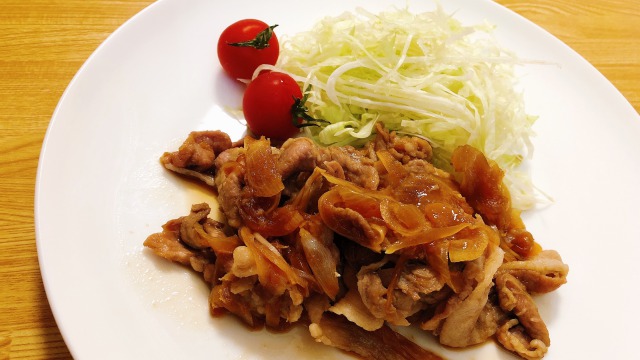 生姜焼き電子レンジ