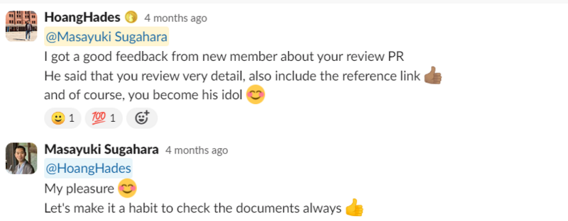 The leader says: He said that you review very detail, also include the reference link.