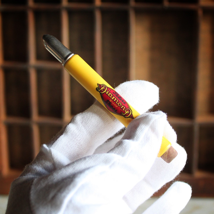 USAアメリカヴィンテージバレットペンシル｜弾丸型アドバタイジング鉛筆Peters Shose Diamond Brand