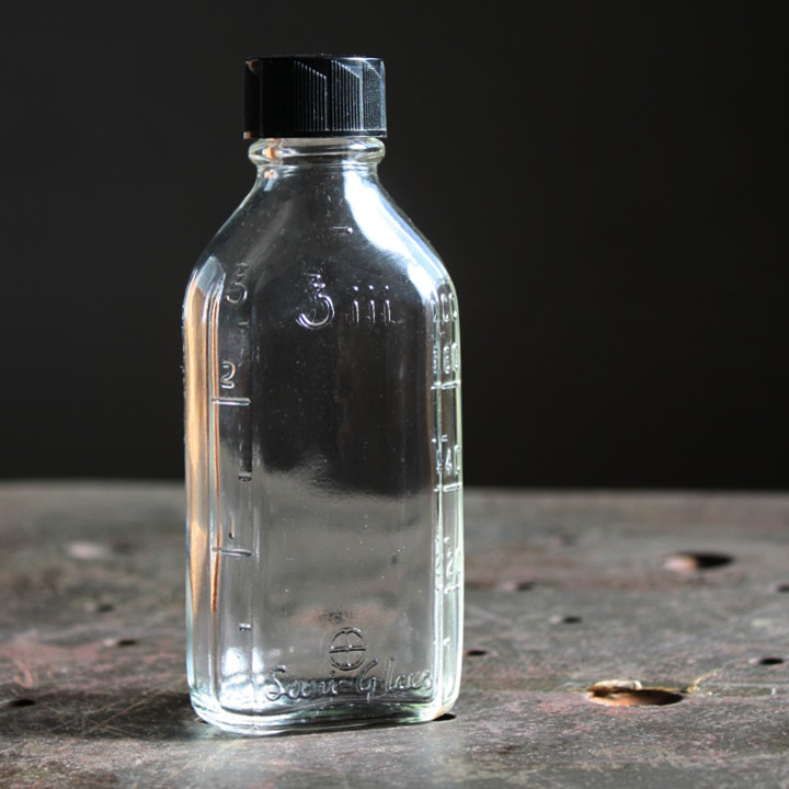 USAヴィンテージBrockway Suni-Glasメディシンボトル｜アンティークガラス [OTH-18-004]