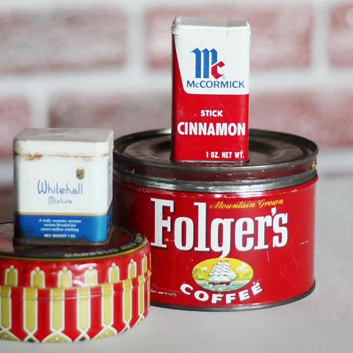 USAヴィンテージティン缶アドバタイジング｜コーヒー珈琲Folger's COFFEE1948・アンティーク雑貨