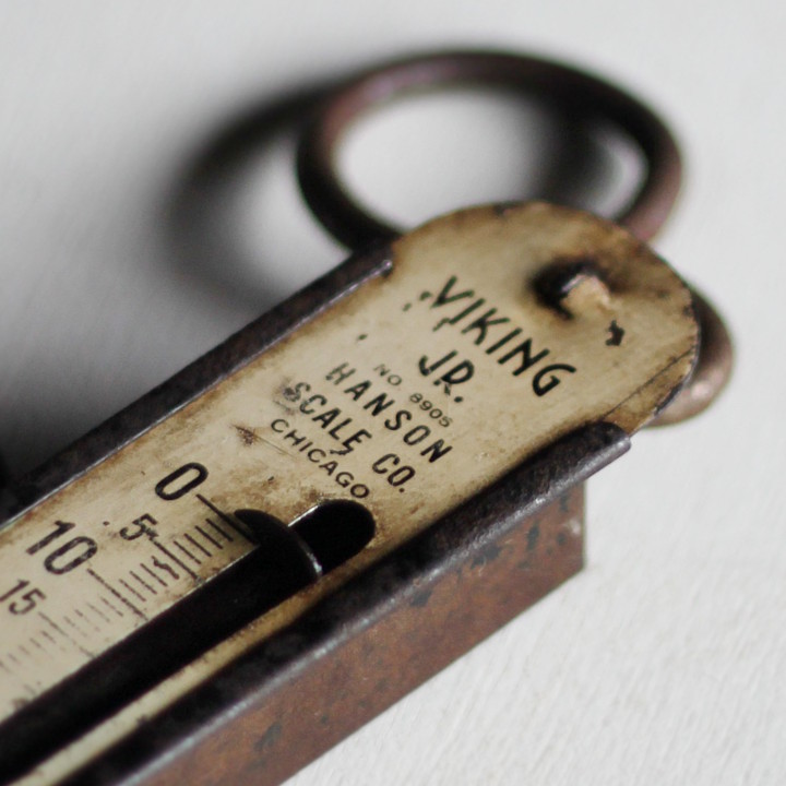 Hanson Scale Co.・Viking Jr. ・No.8905|アンティークハンギングスケール・ポケットバランス・はかり