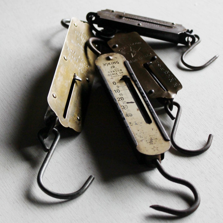 50ポンドまで量れるViking Jr.|アンティークスケール・ハンギングスケール・ポケットバランス