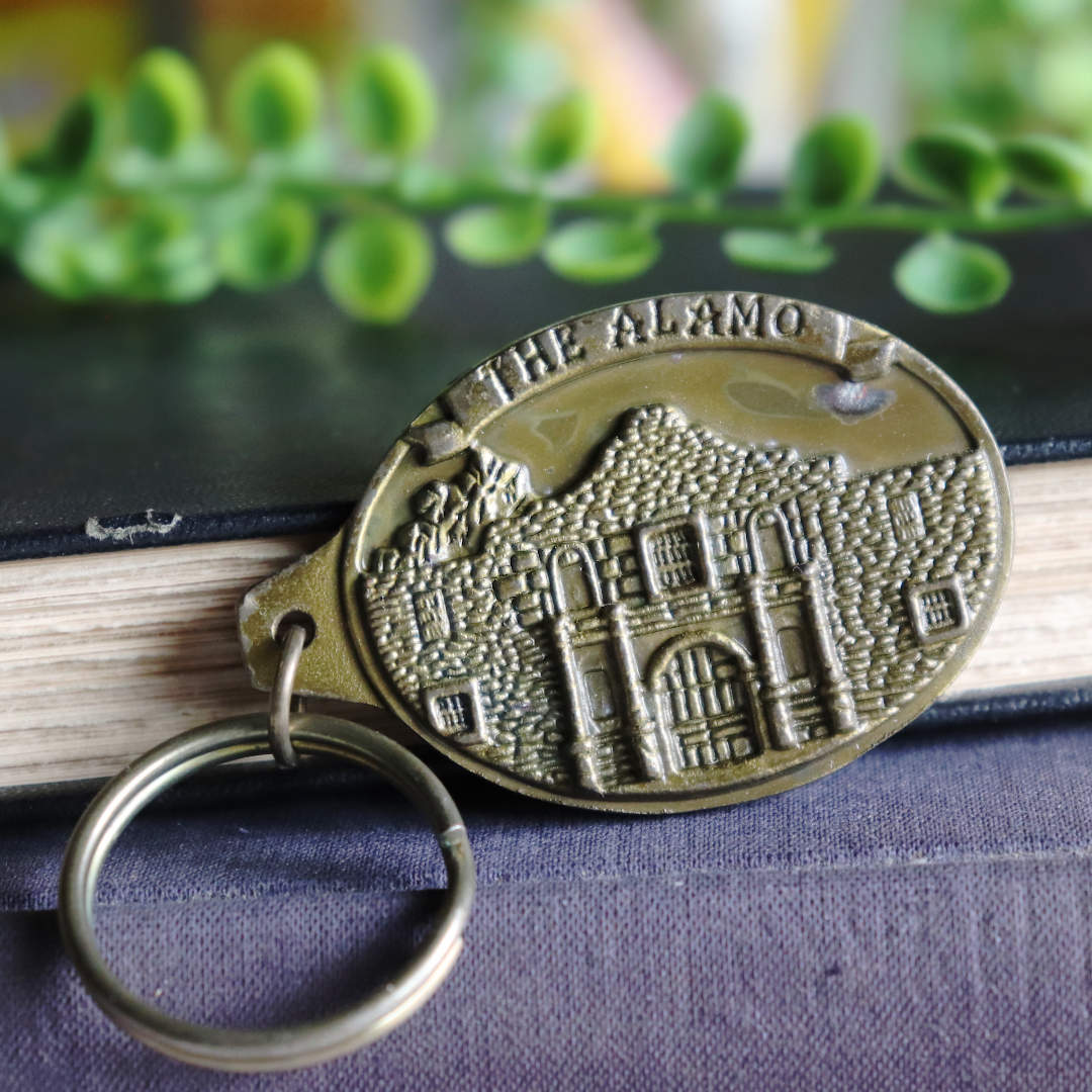 アメリカはテキサス州にある観光地・アラモ伝道所の土産キーホルダー