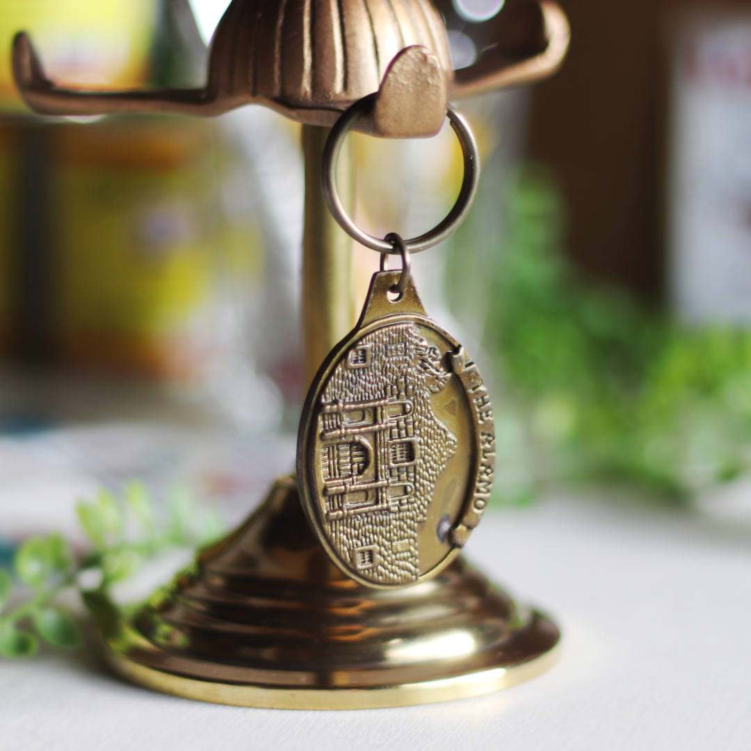 U.S.A.アメリカン雑貨|テキサス州アラモ伝道所・お土産キーホルダー