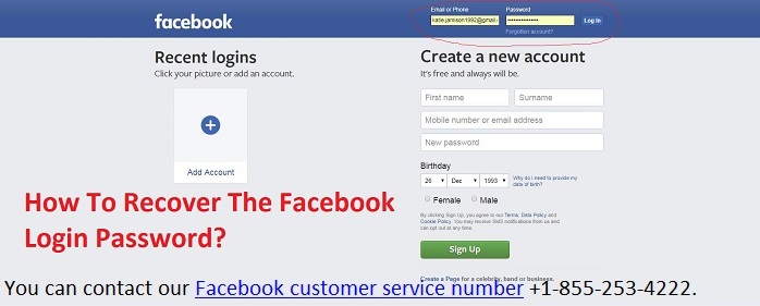 How To Recover The Facebook Login Password Facebooktechnicalsupportcanada S Diary