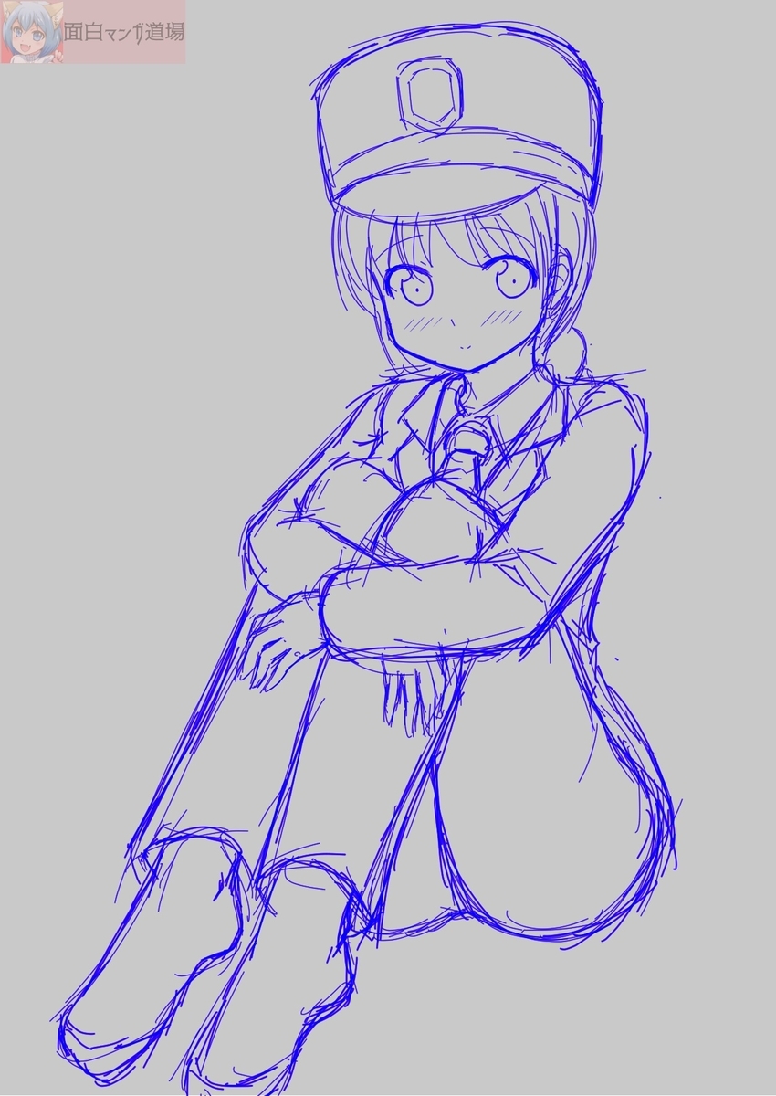 いらすとや の素材を本気で美少女にしてみた結果 自宅に待機している警備員のイラスト 女性 面白マンガ道場