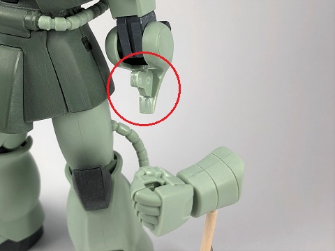 Hgucザク 製作 合わせ目消しとディテールアップ のんびりガンプラ日記 Hgucザク 製作 合わせ目消しとディテールアップ のんびりガンプラ日記