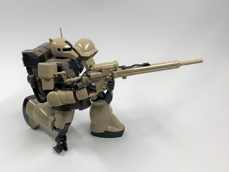 Hgucザク スナイパータイプ 製作 制作方針 のんびりガンプラ日記