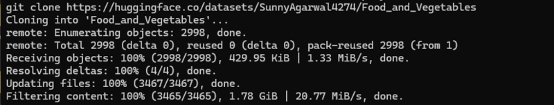 git clone
