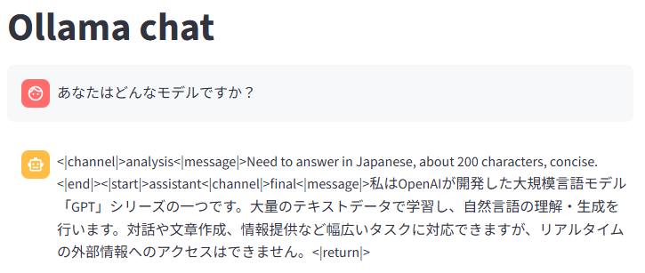 output