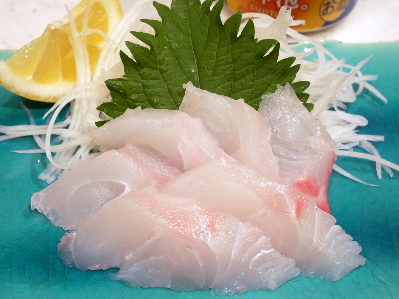 マダイの刺身
