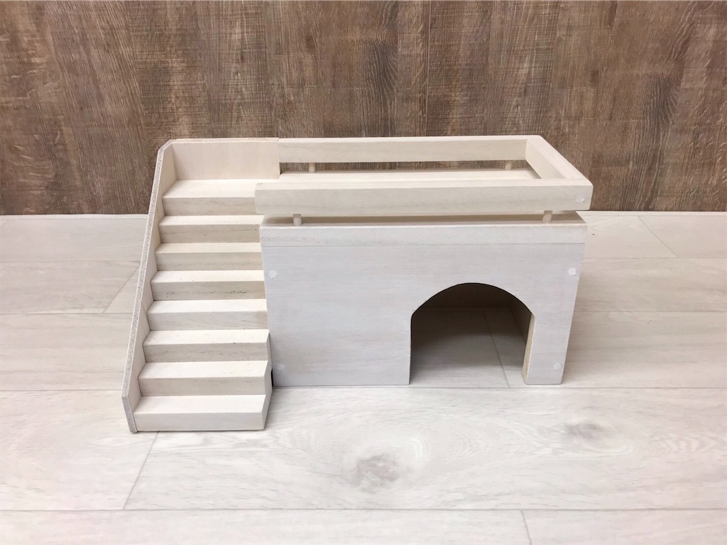 ハリネズミ2階建てケージ - F and K 爬虫類・小動物木製ケージ