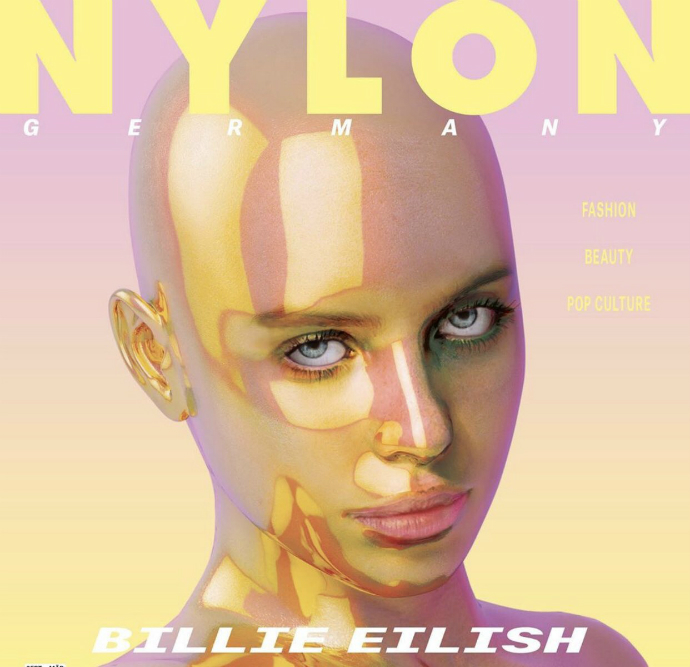 Billie Eilish、許可なくアンドロイド風に加工した自分の画像を