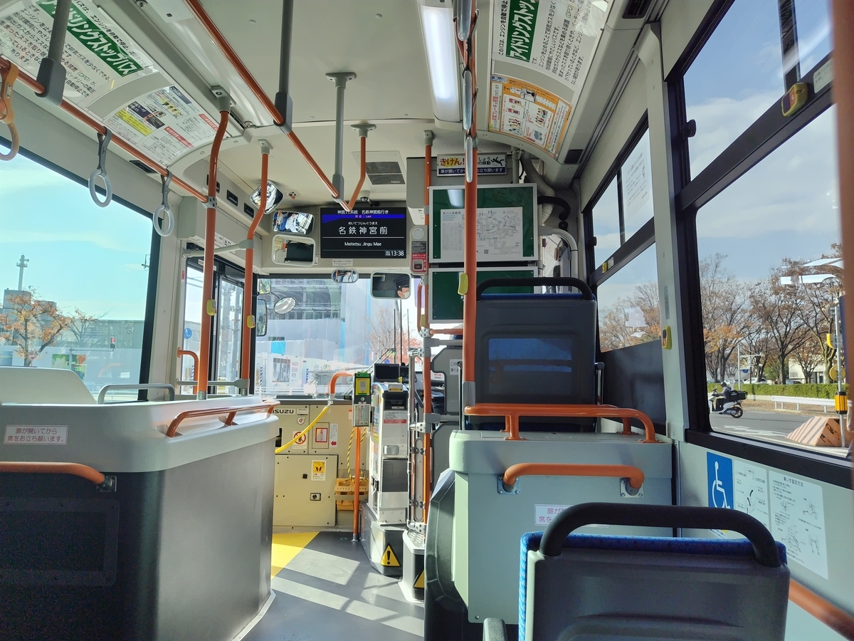 神宮11系統にもNS-736が現れる。名古屋市営バス。 - 銀河夢急行
