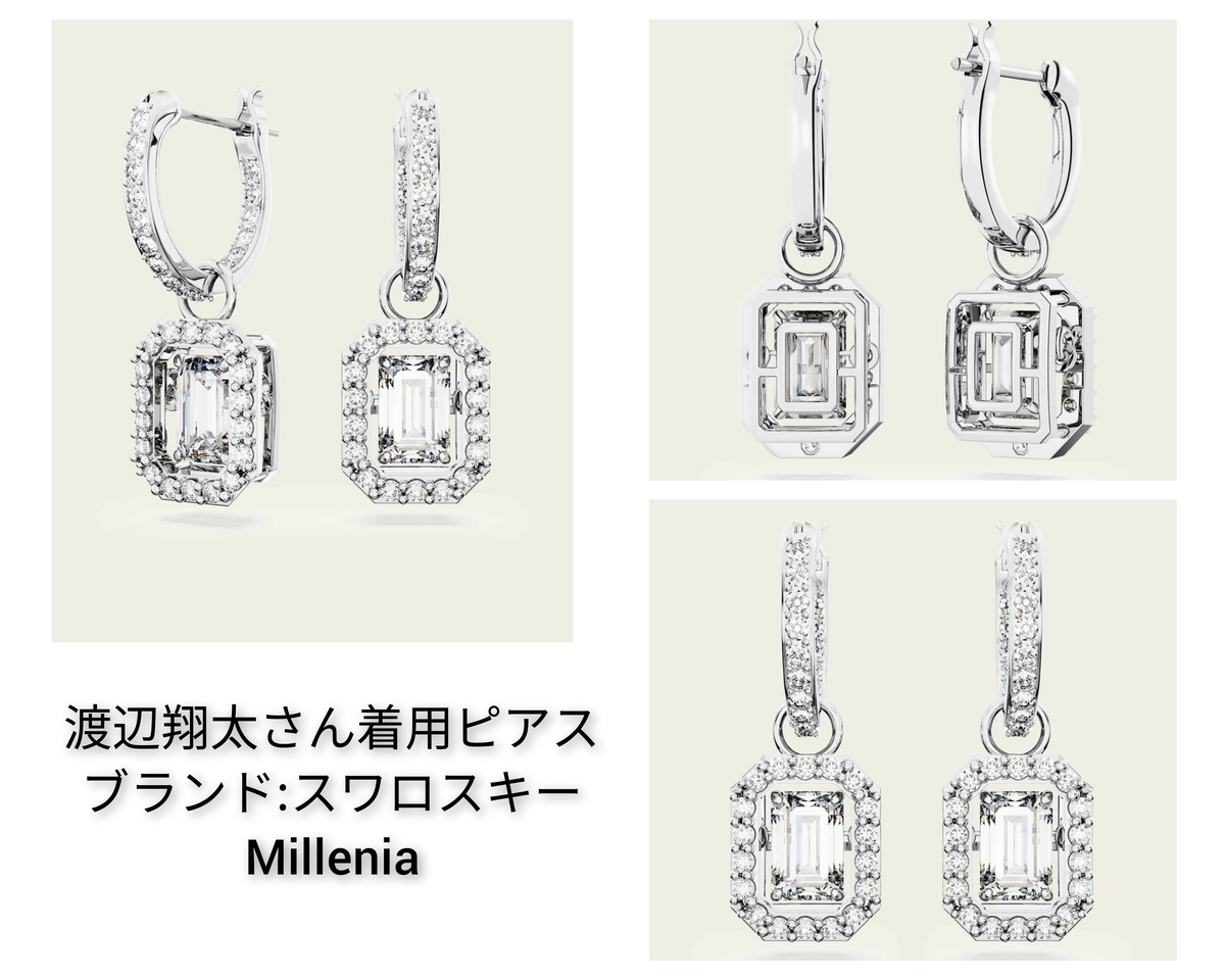 【SWAROVSKI】渡辺翔太さん着用 Matrix ドロップピアス SWAROVSKI】渡辺翔太さん着用 Matrix ドロップピアス (SWAROVSKI