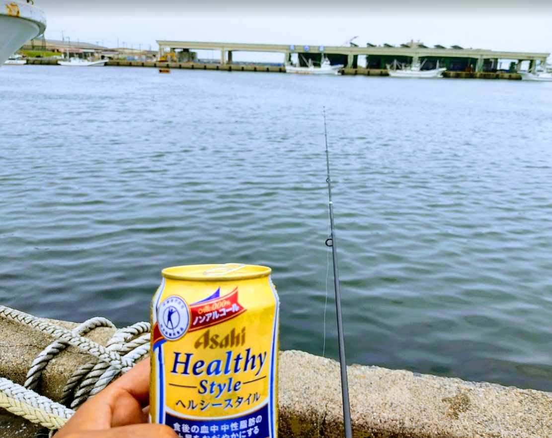 ノンアルを飲みながら