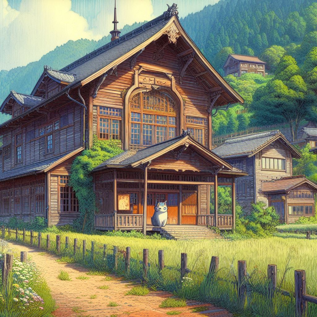 DALLE3で田舎の風景を作ってみた - 自分磨きラボ