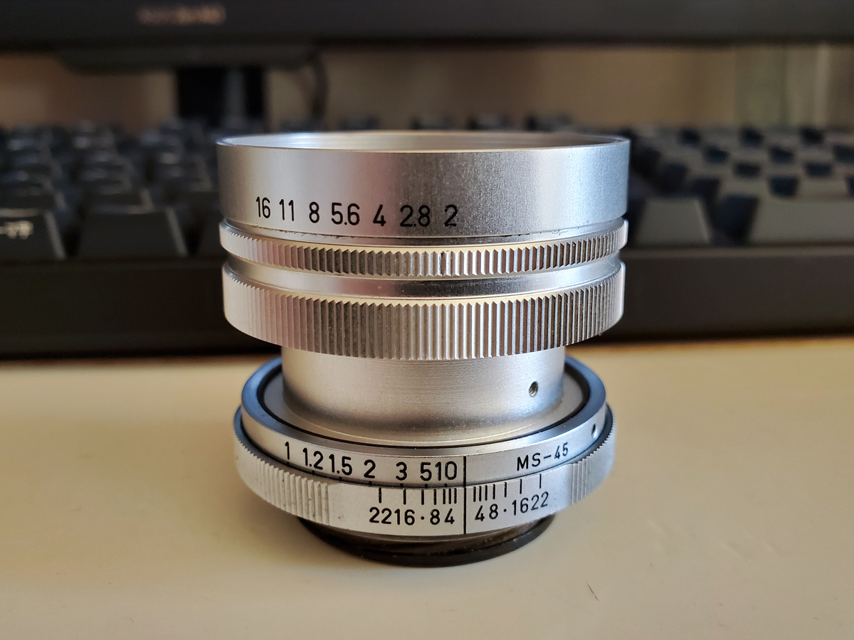 CONTAX G Planar 45mm F2.0 T* ライカMマウント改造