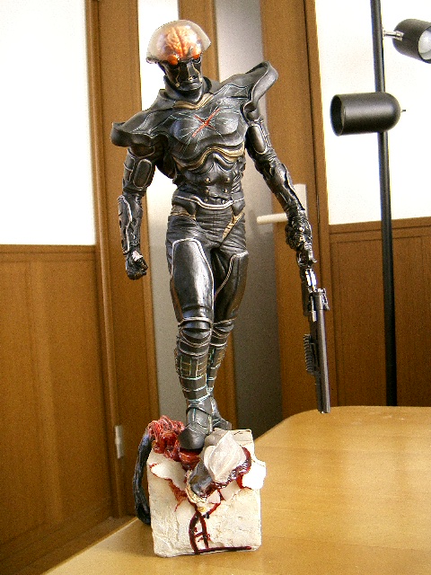 ハカイダー　スタチュー　ソフビフィギュア　フューチャーズモデルズ　竹谷隆之 フューチャーモデルズ 人造人間ハカイダー ソフビフィギュア