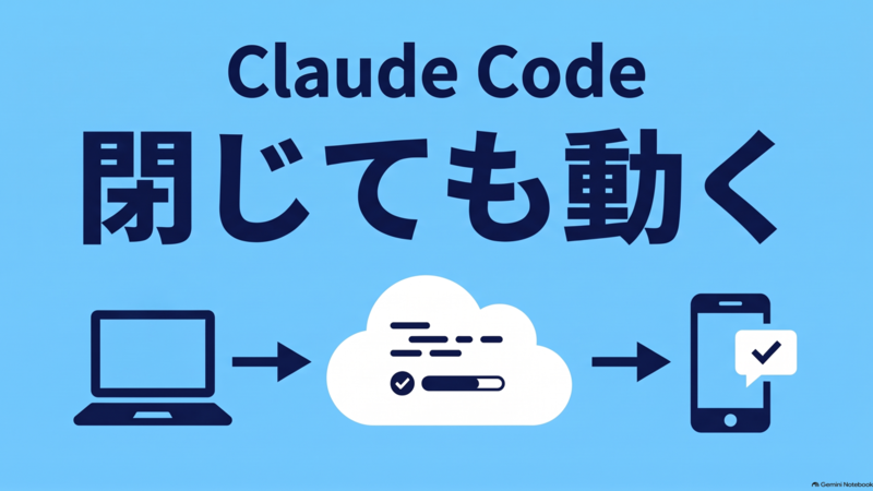 Claude Code 閉じても動く