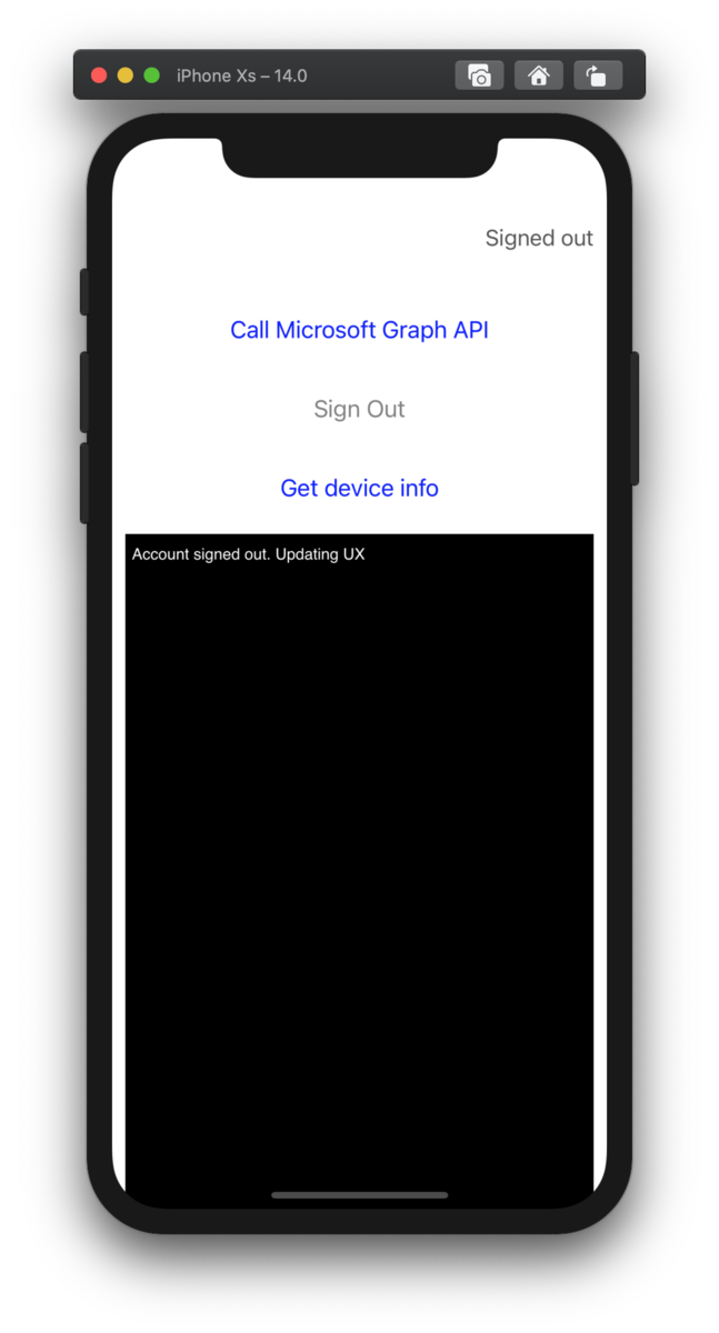Microsoft Graph APIのサンプルでSign in - Swift5.6入門(はてな)