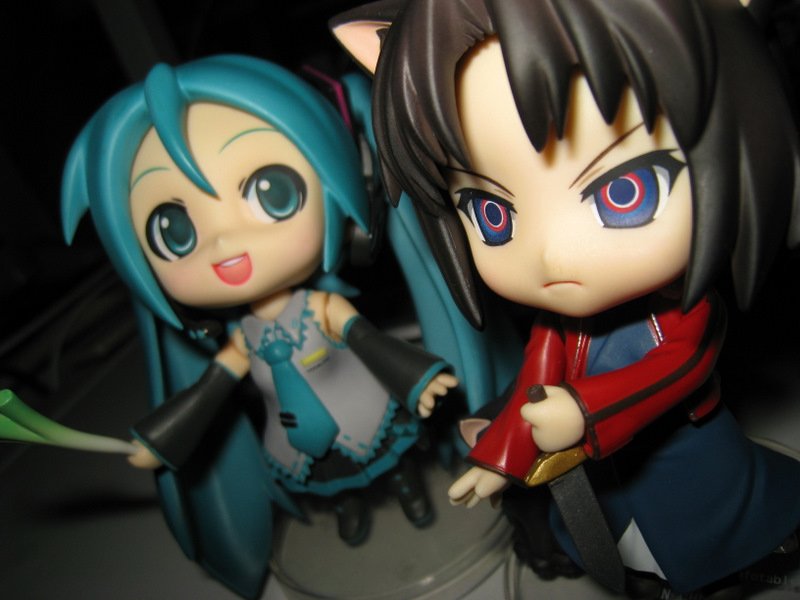 ねんどろいど「初音ミク」＆「両儀式」