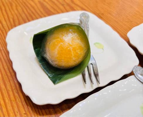 笹のしづく みかんの葛餅