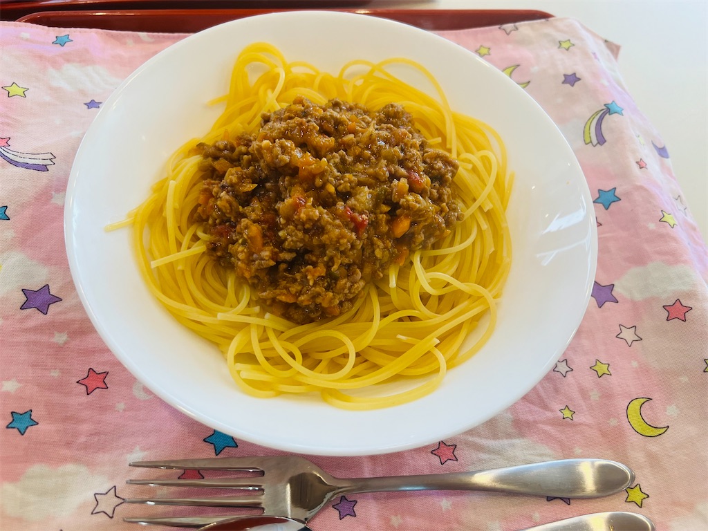 みんかふぇのミートソーススパゲッティ