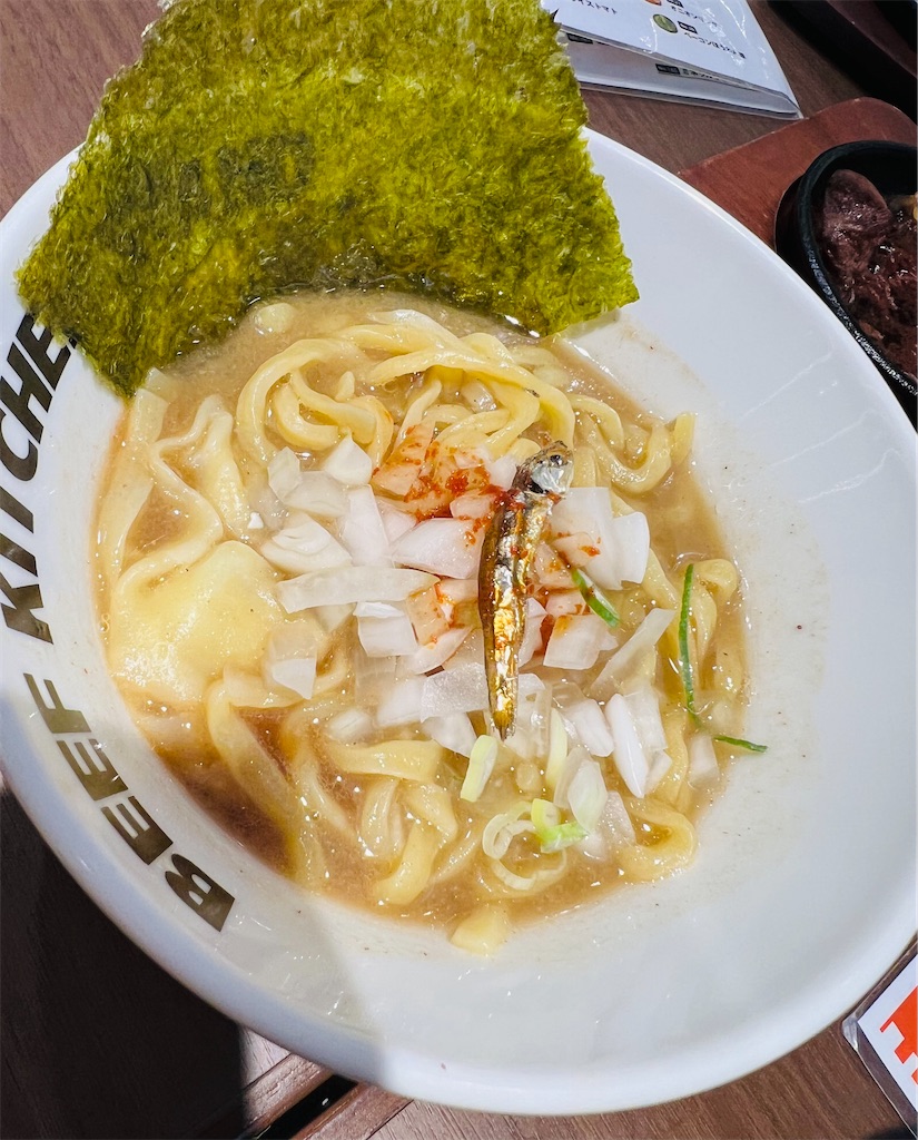 ミニ煮干しラーメン