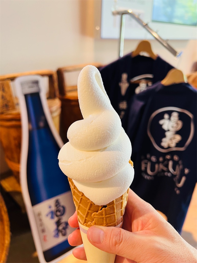 純米吟醸ソフトクリーム 純米吟醸ソフトクリーム