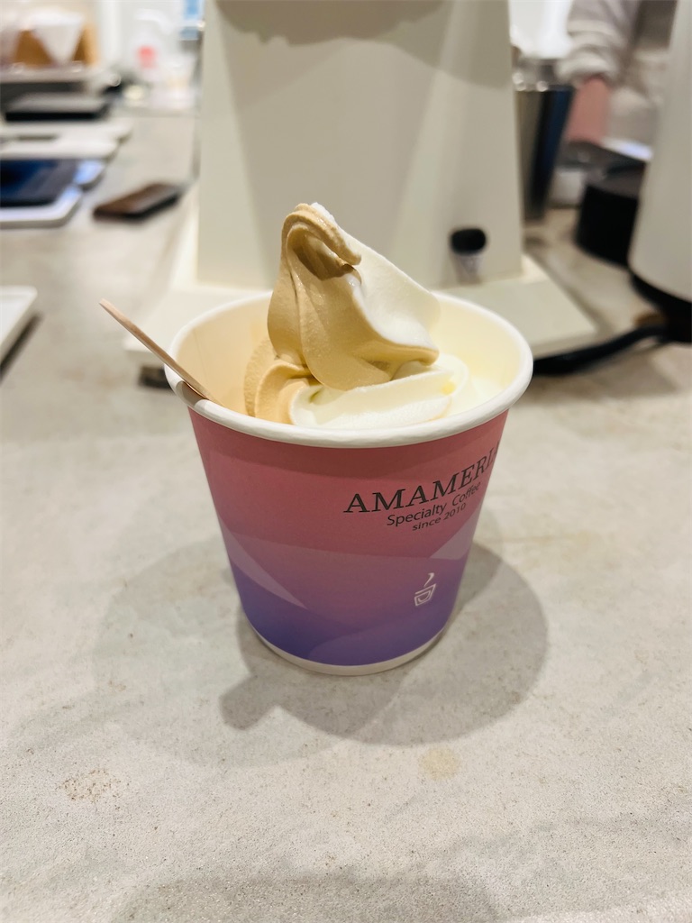 AMAMERIAコーヒーミックスソフトクリーム
